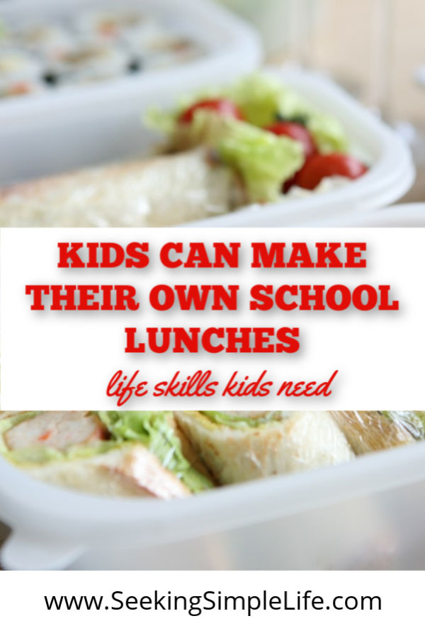 Busy moms are constantly trying to find time for everything, while constantly adding more to their plate. I discovered years ago that I could delegate the school lunches to the kids. They still made healthy lunches, but I had more time to prepare for my workday. Here is how I did it, and the benefits our kids gained. 