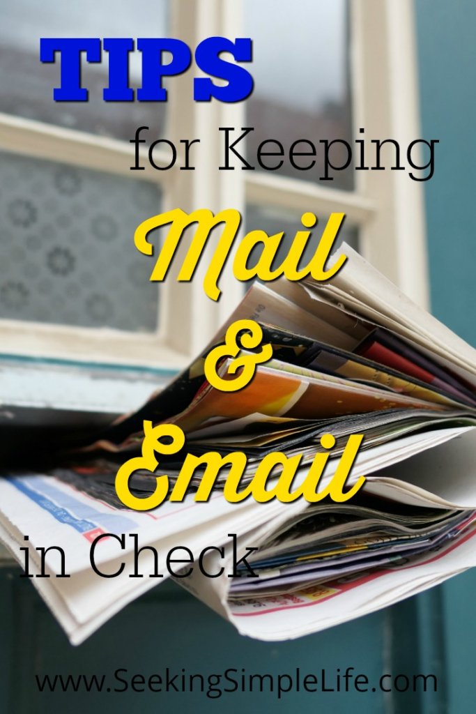 Mail and Email Organizing Tips | Tips for Managing Mail and Email