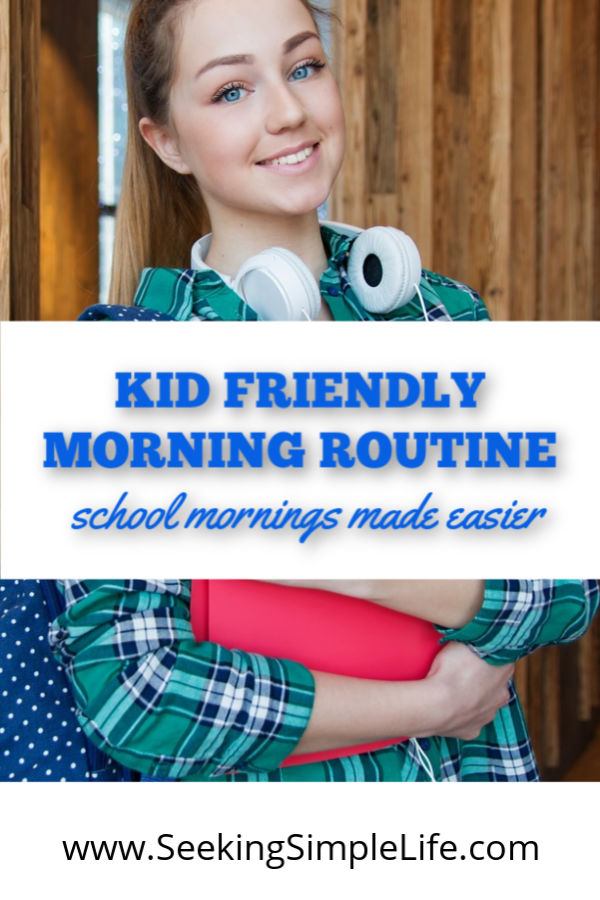 This is the morning routine that fixed my forgetful kid. By following this method you and your kid can create a morning routine that works for them. Make the school mornings easier for your kids and you! #lifelesson #parentinghacks #workingmothers #busymoms #seekingsimplelife