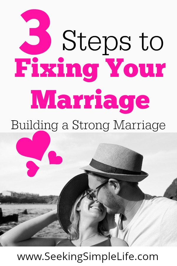 3 Simple Steps that help troubled marriages, improving communication and start rebuilding strong relationships of love and friendship. #marriageadvice #relationships #love #friendship #gratitude