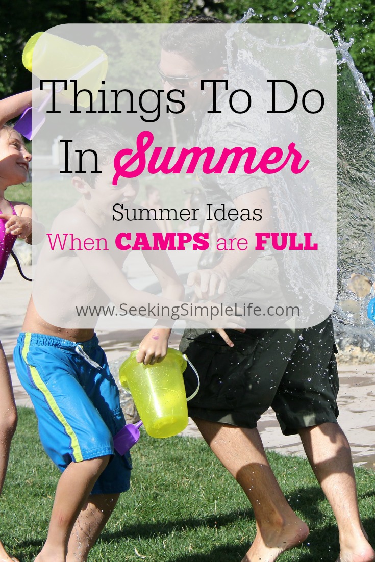 Tried booking camps and their full? Here are some things to do in the summer that will help you plan for next year and this year summer camp ideas, plus give you fun activities for kids. #funsummer #activitiesforkids #themecamps #schoolkids #seekingsimplelife