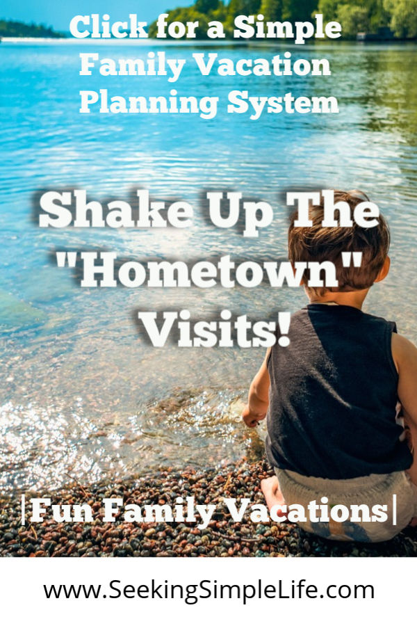 I needed a way the kids could still enjoy our visits and I could not worry about bored kids or broken china. This was our solution; the result was fun memories. #parentinghacks #parentingtips #vacationfun #seekingsimplelife