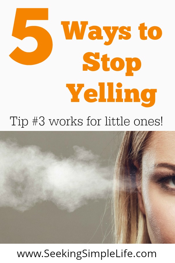 5 solid tips for parents that are tired of yelling at the kids. Tips that are great for young kids and teens! #parentinghacks #parentingtips #parentingadvice #coachkids #momtimeout #seekingsimplelife