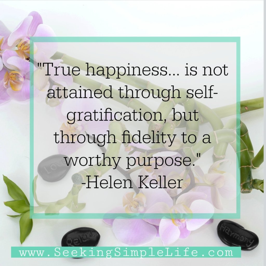 Happiness is found through your purpose in life. #careerwomen #workingmothers #inspirationalquotes #careeradvice #selfcare #reflection #mindfulness #seekingsimplelife