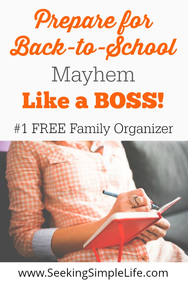 This family scheduling tool simplified life for my busy mom life. It reduced my stress and helped keep my family and home life organized. #familyscheduletips #homeorganizationtips #momhacks #planningtools #schedulingtools #familyorganizer #seekingsimplelife