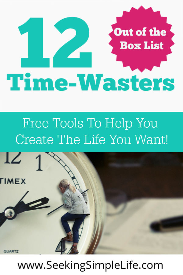 Being busy isn't productive. Learning how to manage these time-wasters and set life goals helps you create the life you want. #goalsetting #careeradvice #lifelessons #seekingsimplelife