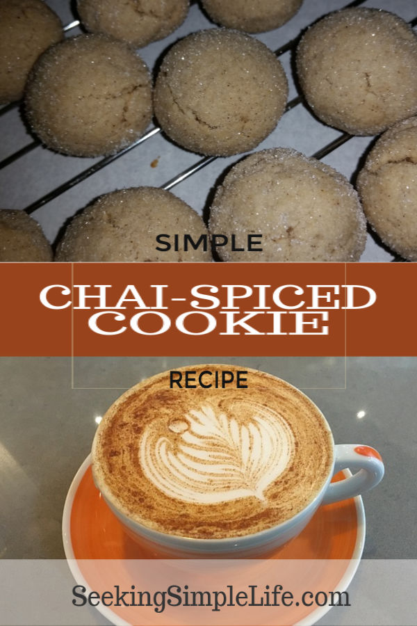 If you love Chai tea lattes you will love chai-spiced cookies! This recipe is simple and easy to make! I've added it to my christmas baking because it is so simple and delicious!