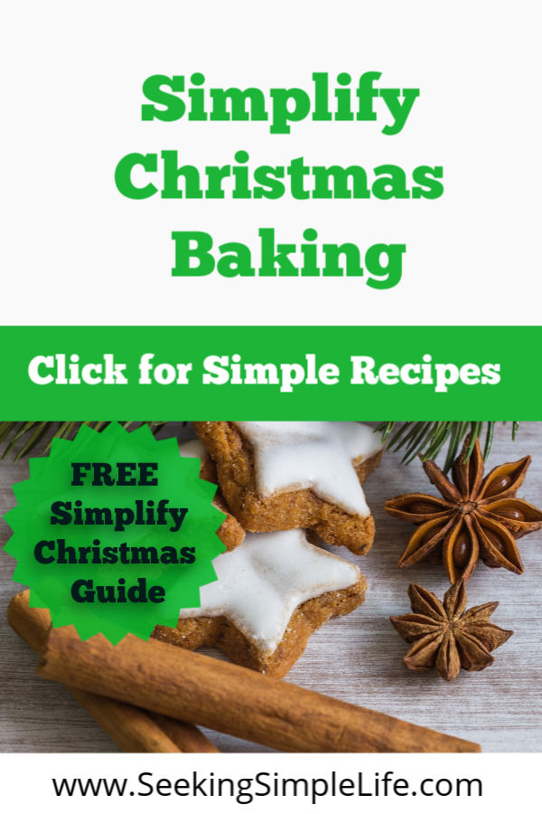 Simple recipes for any Christmas holiday. Shorten the list of baking and use these simple recipes for your family. #simplechristmas #simplerecipes #bakingtreats #workingmothers #busymoms #seekingsimplelife
