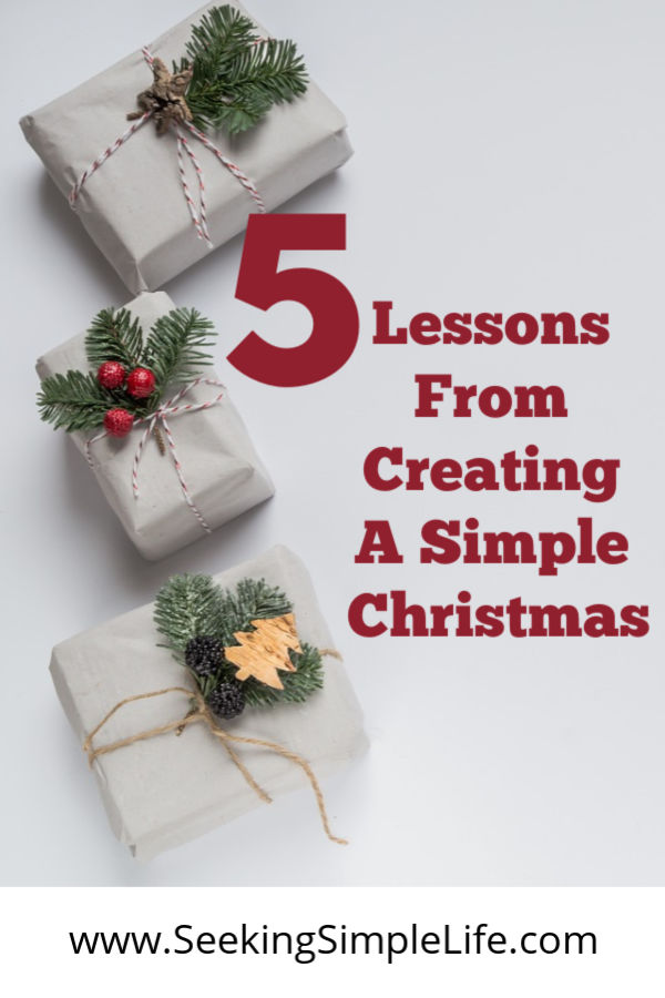 Forget the magazine perfect Christmas. Simplify Christmas and focus on the family. That is the perfect Christmas! Here are some lessons from creating a simple Christmas. #lifelessons #workingmothers #busymoms #familytime #simplechristmas #seekingsimplelife