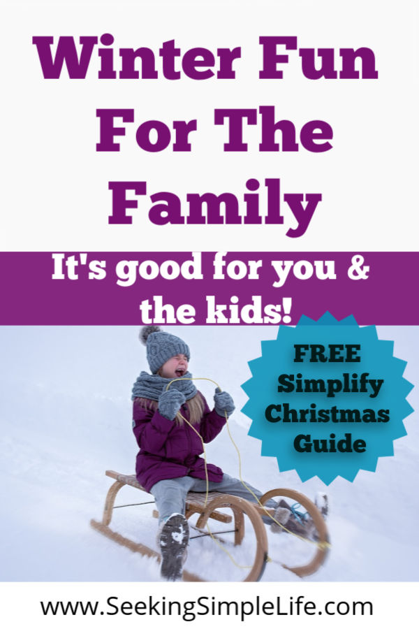 Take the time add in some winter fun to help the entire family enjoy this Christmas season. Use winter activities to help add hygge to your winter and reduce the stress in your life. #hyggelifestyle #familyfun #parentingadvice #winterfun #simplechristmas #stresshack #busymoms #workingmothers #seekingsimplelife