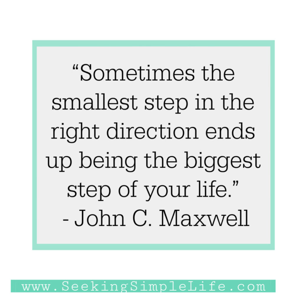 I took the smallest step in the right direction and it was the biggest step of my life. I was feeling lost and overwhelmed with life until I intentionally start making changes bit by bit. I created an intentional life that I love but I'm not done. Will you join me? Create the life you want intentionally. #intentionalliving #lifelessons #lifegoals #personaldevelopment #workingmothers #busymoms #seekingsimplelife
