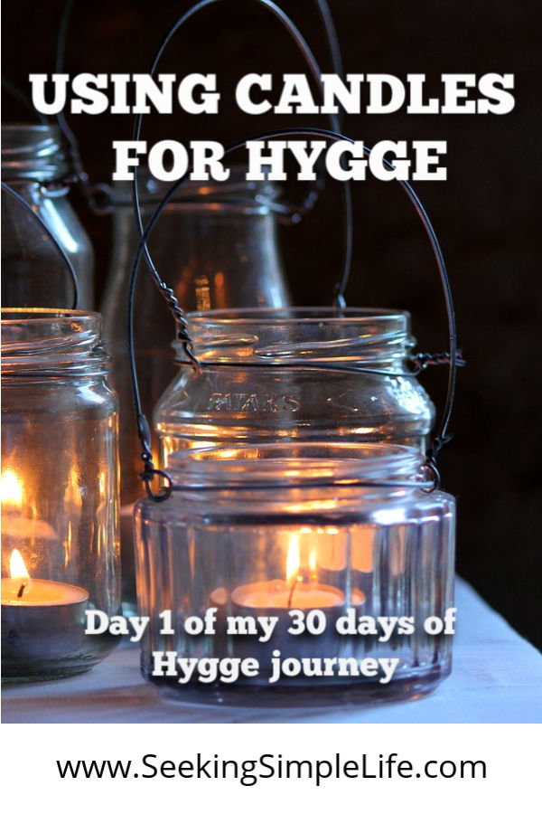Using candles is a simple way to create a cozy hygge home. This was day one of my 30 days of hygge journey. Simple, therapeutic, relaxing, and great for mental health. #workingmothers #busymoms #hyggelifestyle #lifelessons #seekingsimplelife