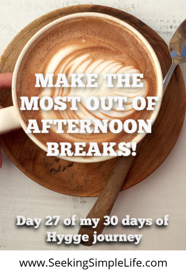 It's more than just a coffee break when you consider a Hygge lifestyle. Using Hygge in your afternoon break helps slow life down for those moments, strengthening connections with friends or coworkers or just providing much needed solitude in a chaotic day. #lifelessons #coffeelover #spotofteaanyone #friendships #mindfulness #hyggelifestyle #workingmothers #productivityhints #busymoms #seekingsimplelife