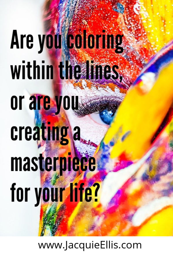 Are you coloring within the lines or are you creating a masterpiece for your life? This is a story of a woman that found herself. The purpose of this story is to encourage you to embrace your journey and throw paint.
