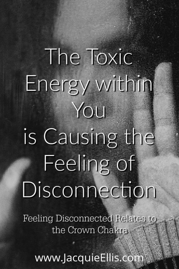 Are you feeling disconnected? It's the toxic energy you are holding within that is causing your feeling of disconnection. Learn more about the Crown Chakra and some healing techniques to help you today.