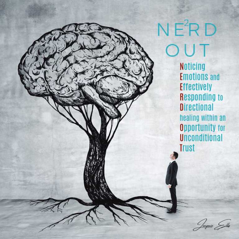 Intentionally NE2RDing OUT, is a method where you are intentionally Noticing Emotions and Effectively Responding to Directional healing within an Opportunity for Unconditional Trust