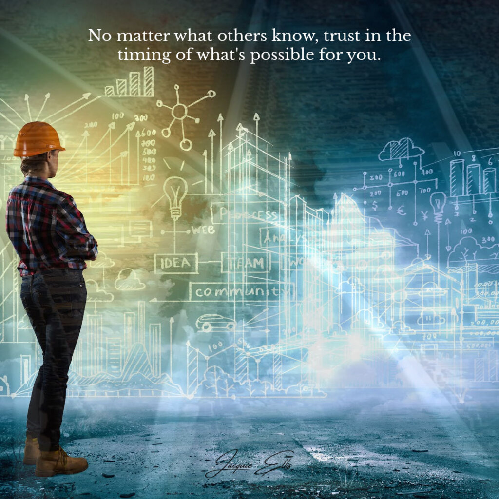 There is Divine Timing supporting your path, choose to know and accept it.