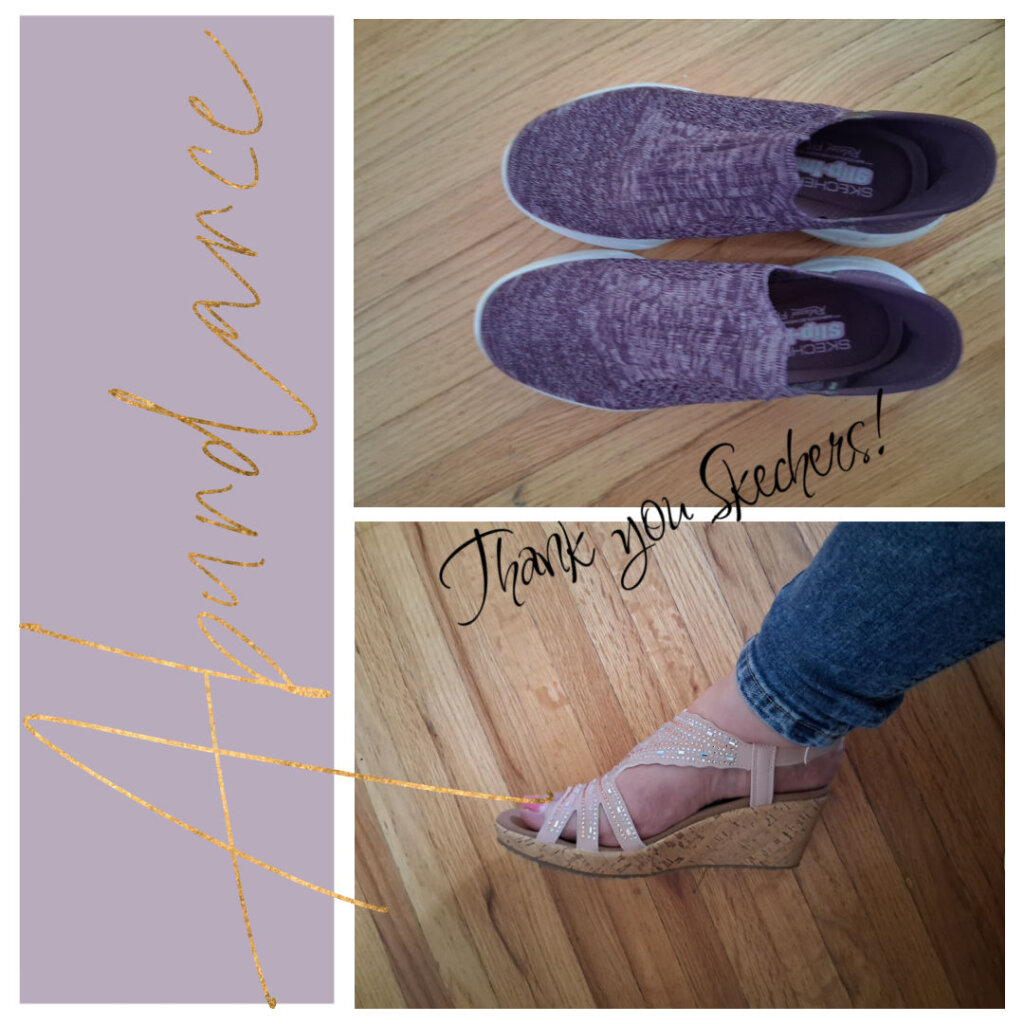 Two pairs of Skechers for a great deal and the manifestations of finding these in my size was AMAZING!