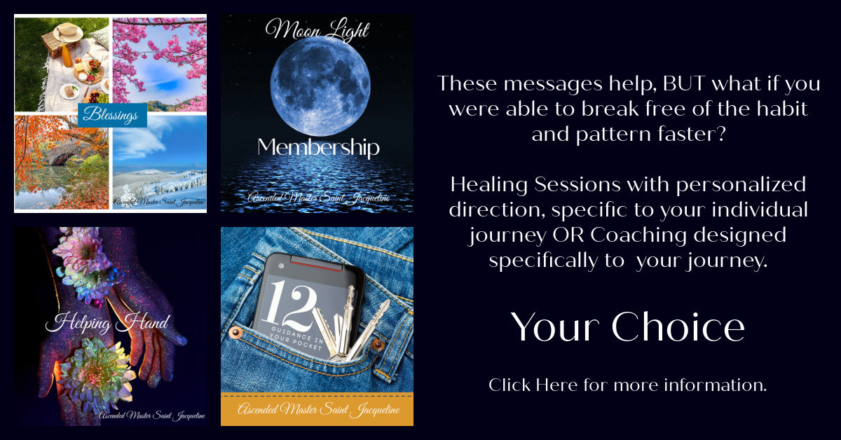 There are many offerings for healing potential the four shown on the left are just some of what could be your choice for either healing, coaching, or both. The decision is yours for how you choose to honor your journey moving forward.