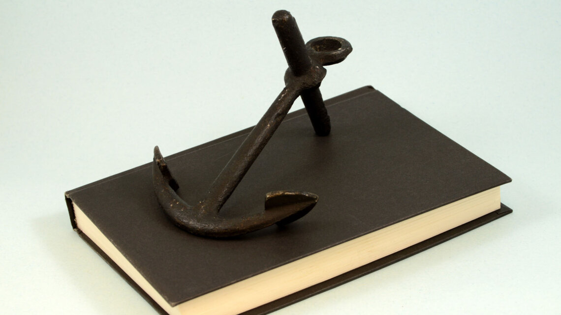 The anchor upon your book of life, can be a weight you hold, or you can truly use the rigging to help you move the anchor so resting is possible once more.